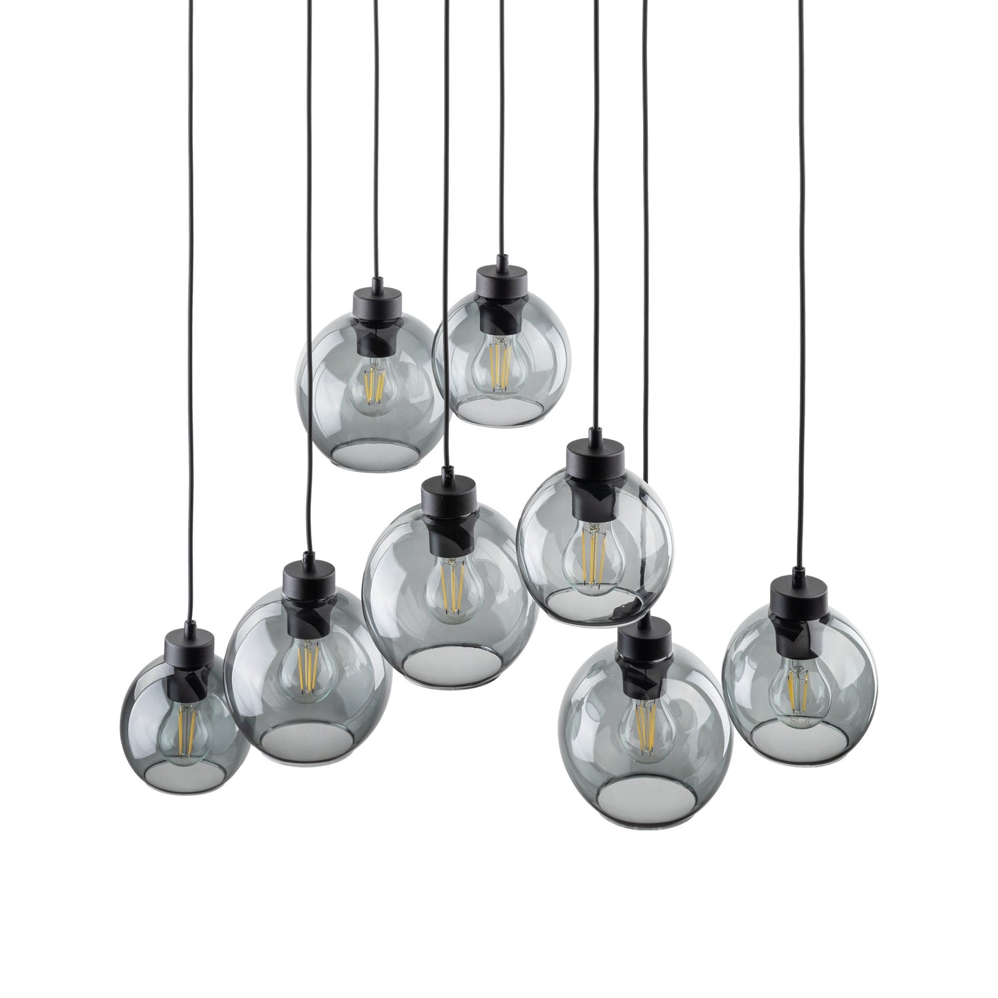 CUBUS Graphite Glass Scandinavian Pendant Light 8