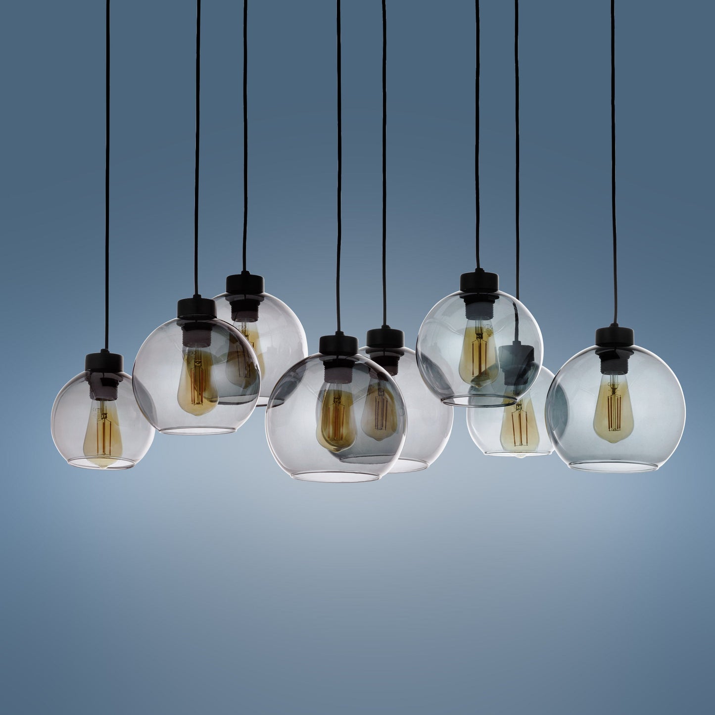 CUBUS Graphite Glass Scandinavian Pendant Light 8
