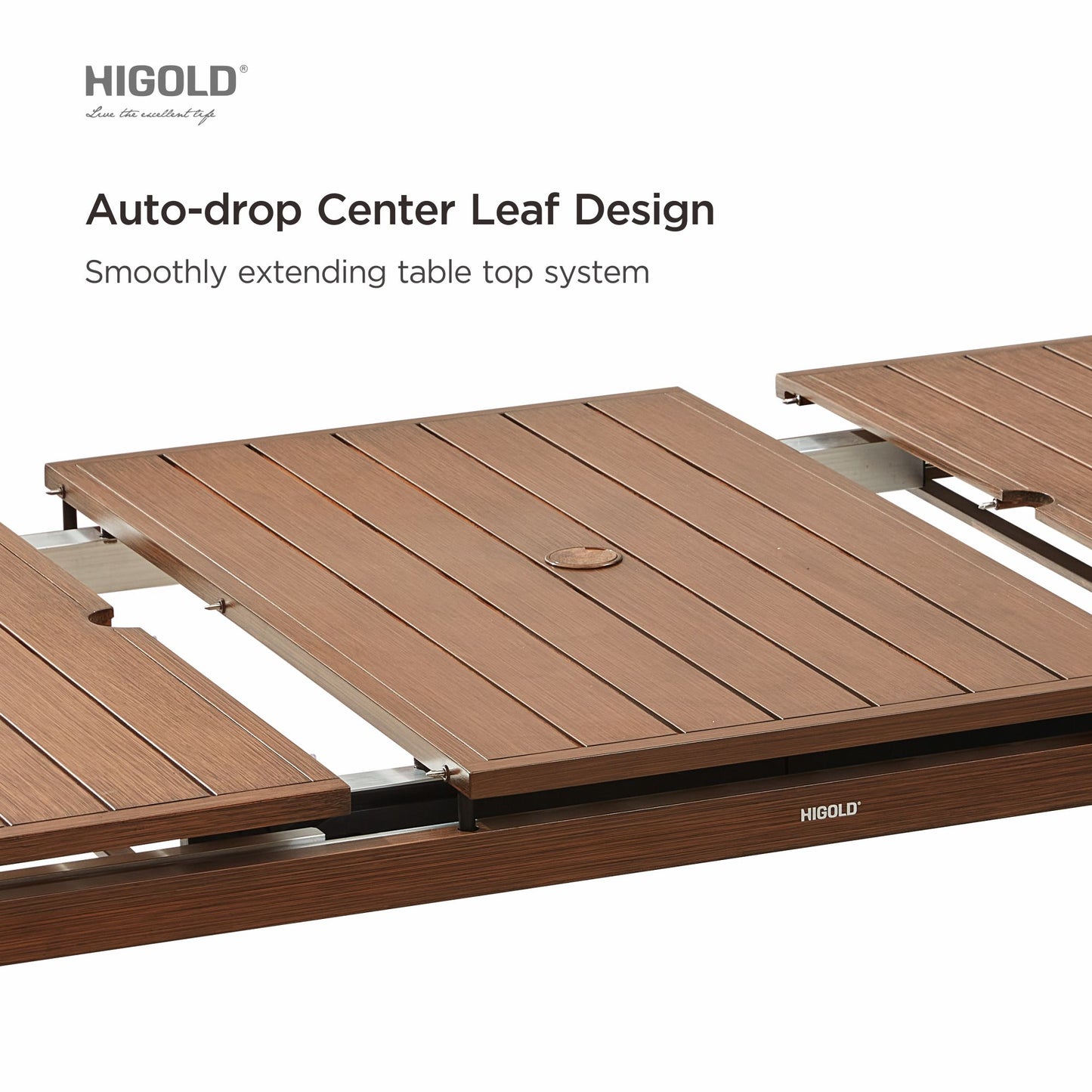 HIGOLD Carlo 9 Pieces Extendable Outdoor Patio